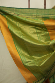 Yellow Raw Silk Saree - SRYRSS998