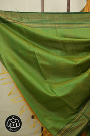 Yellow Raw Silk Saree - SRYRSS998