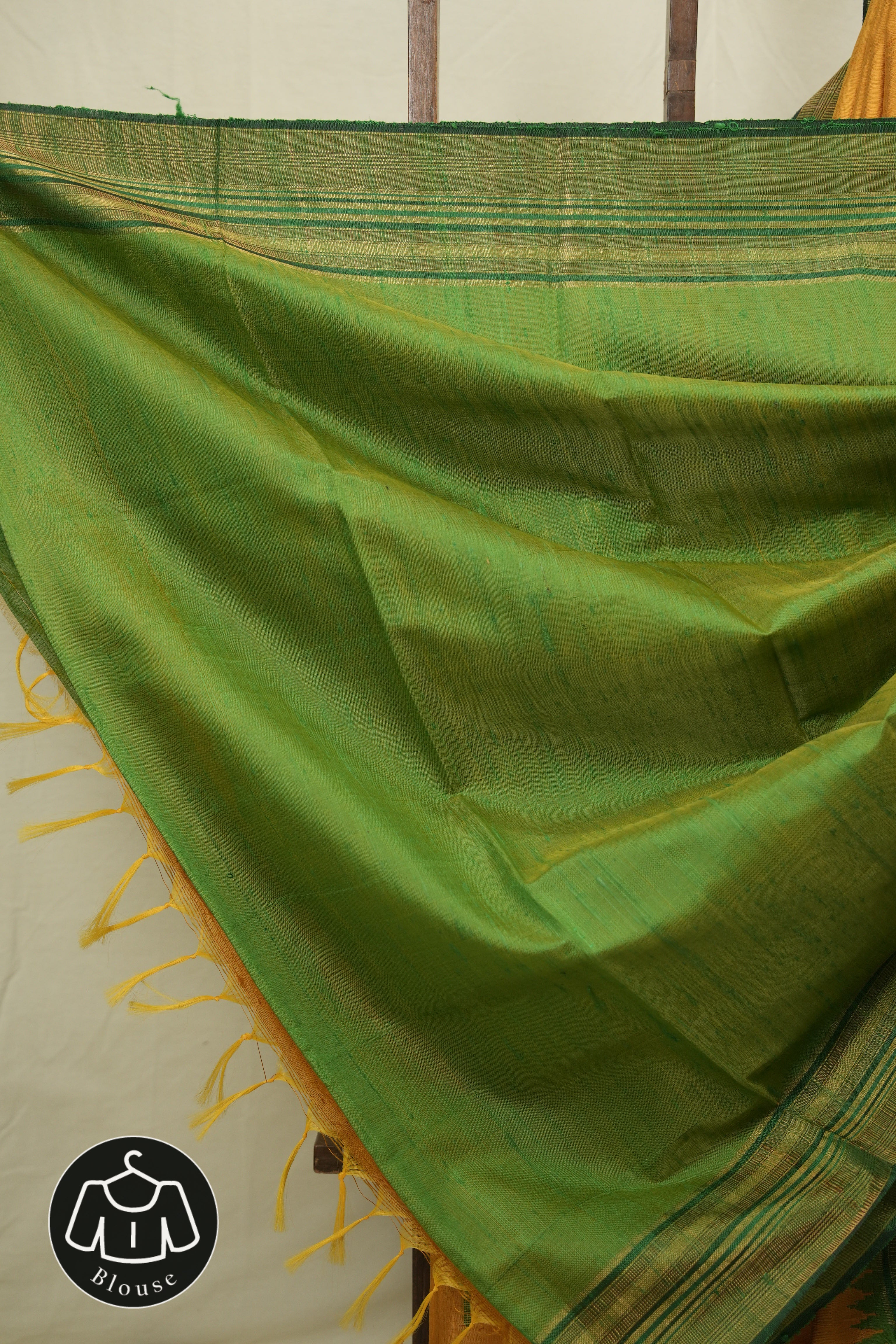 Yellow Raw Silk Saree - SRYRSS998