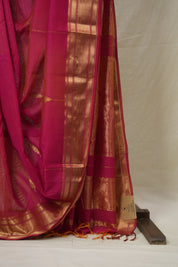 Pink Maheshwari Saree - SRPMS1010