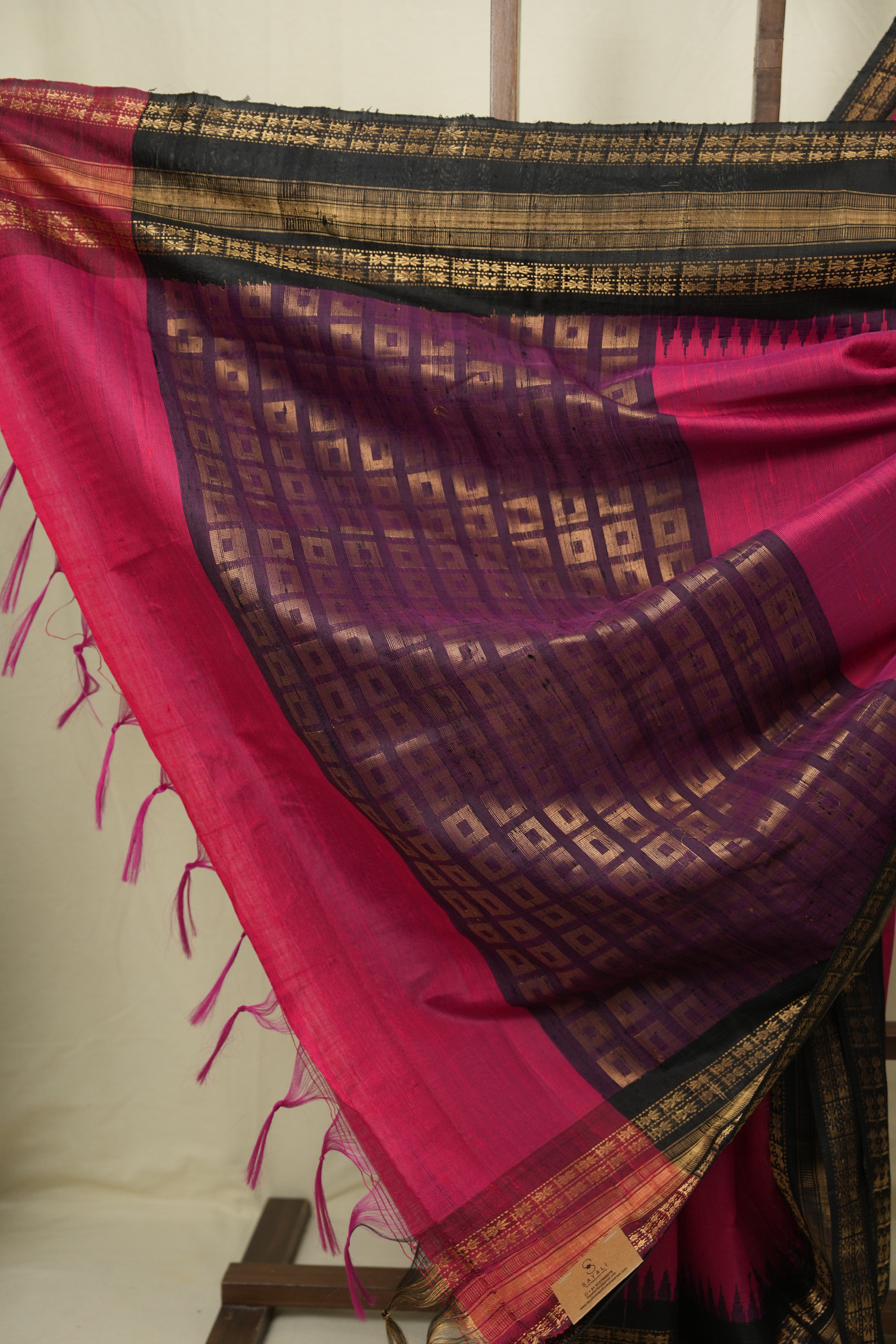 Pink Raw Silk  Saree - SRPRSS1056