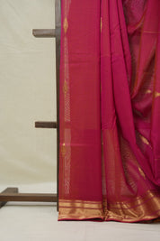 Pink Maheshwari Saree - SRPMS1010
