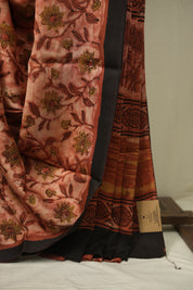 Brick Red HBP Modal Silk Saree - SRBRMSS659