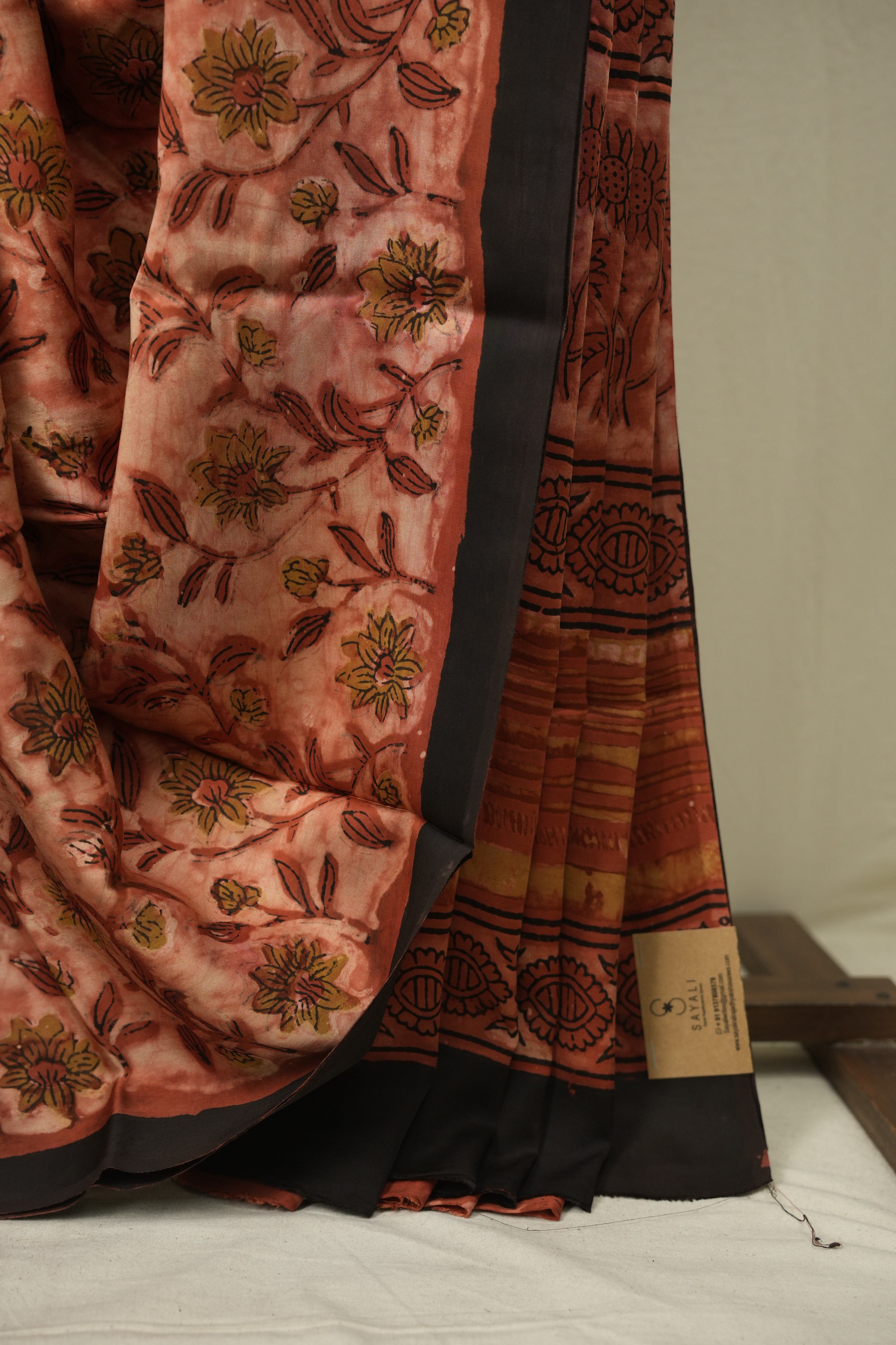 Brick Red HBP Modal Silk Saree - SRBRMSS659