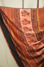 Brick Red HBP Modal Silk Saree - SRBRMSS659