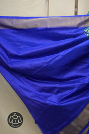 Blue Green Pochampalli Silk Ikat Saree - SRBGPSIS270
