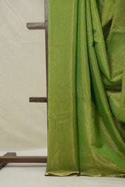 Parrot Green Maheshwari Tissue Saree - SRPGMTS737