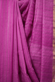 Pink Tussar Silk Saree - SRPTSS1671