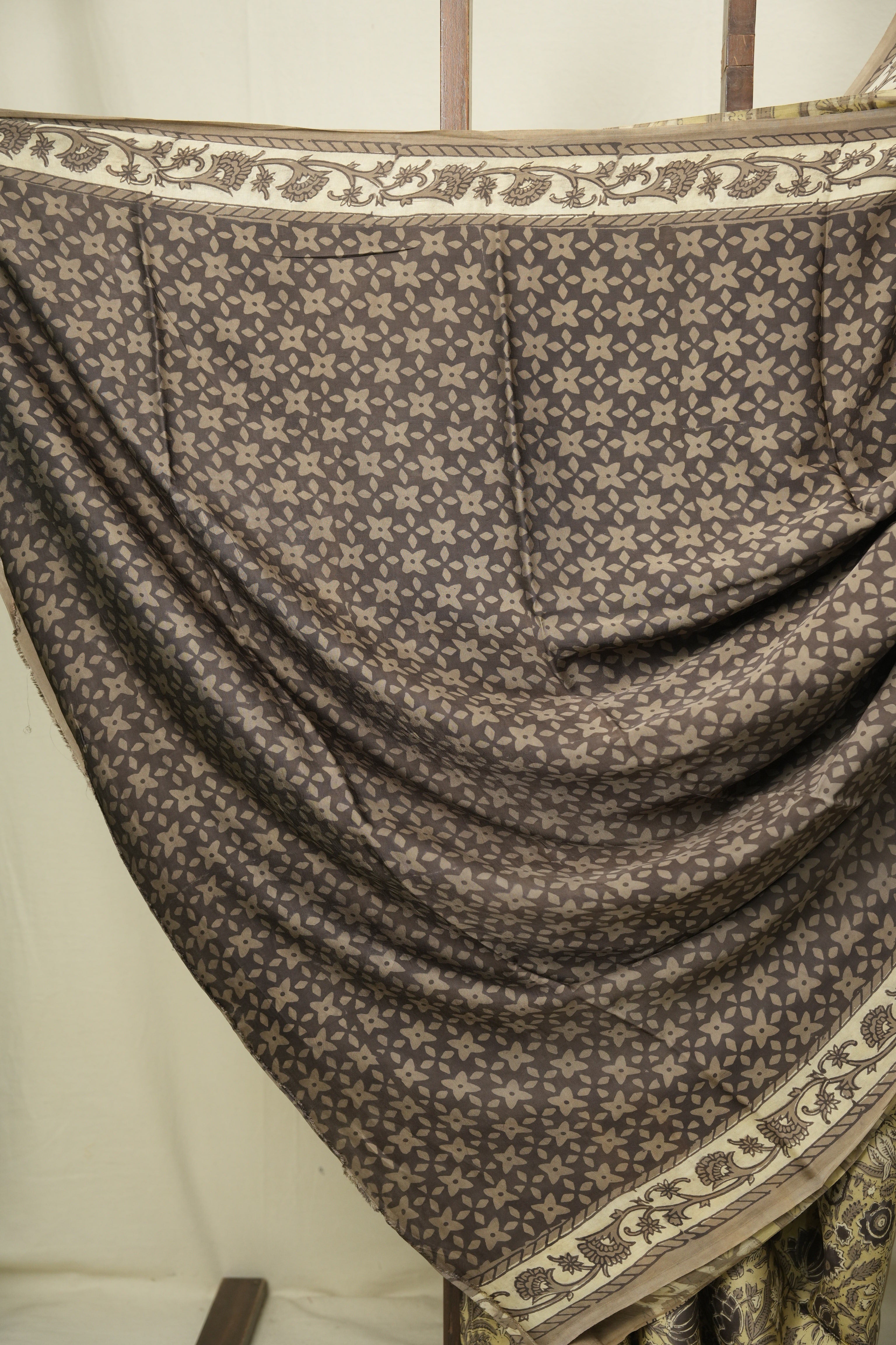Yellow Brown HBP Modal Silk Saree - SRYBMSS660