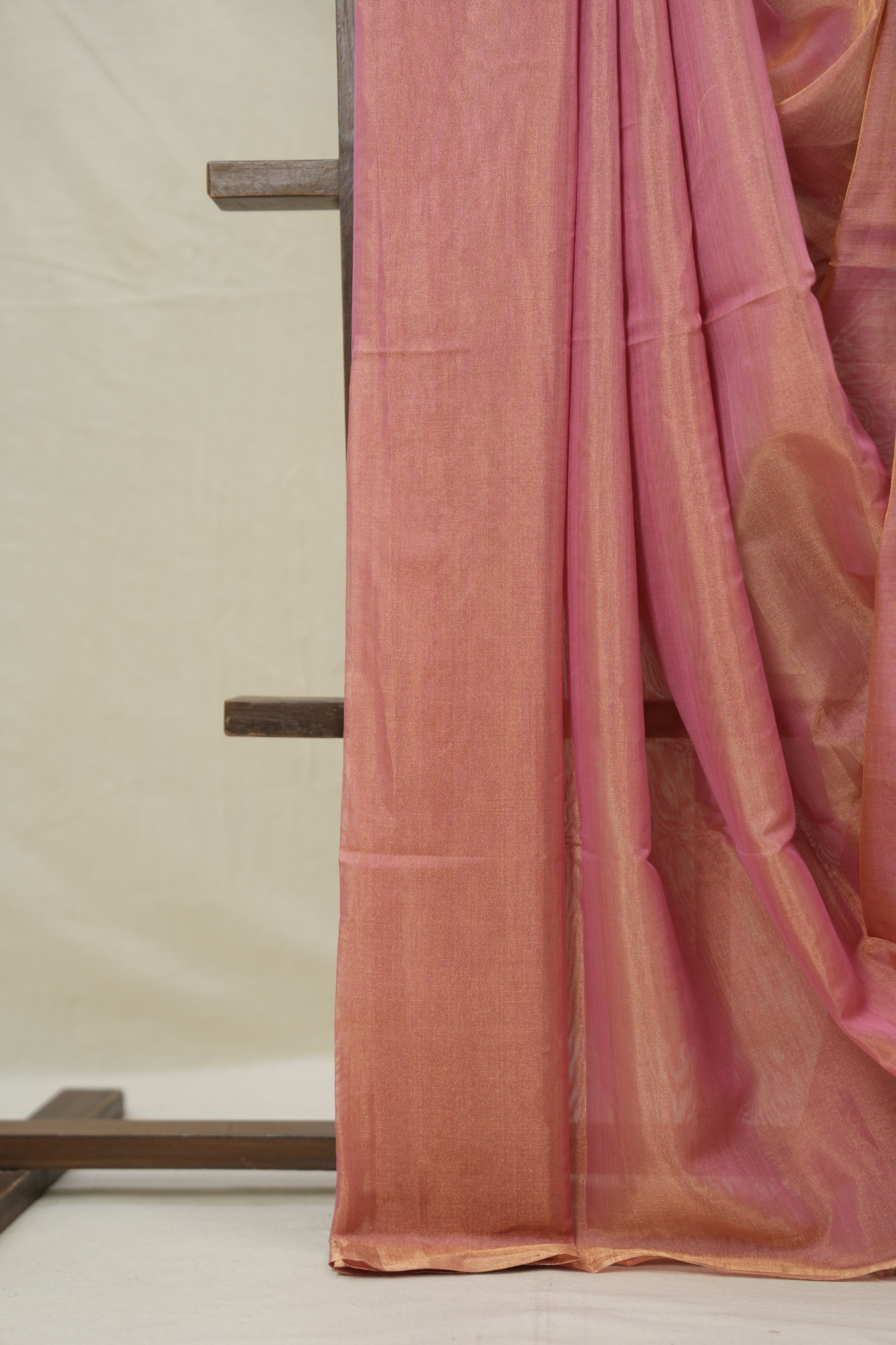 Pink Maheshwari Tissue Saree - SRPMTS736