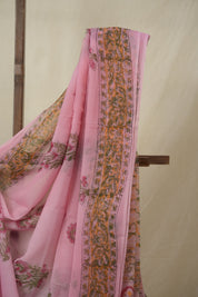Pink HBP Chiffon Saree - SRPHCS38