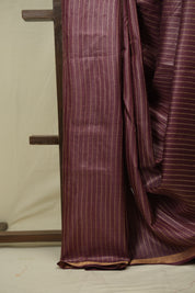 Onion Pink Tussar Silk Saree - SROPTSS1888