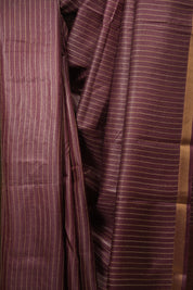 Onion Pink Tussar Silk Saree - SROPTSS1888