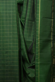Dark Green Kanjivaram Silk Saree - SRDGKSS1082