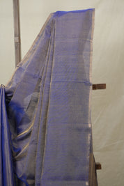 Purple Maheshwari Tissue Saree - SRPMTS735