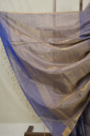 Purple Maheshwari Tissue Saree - SRPMTS735