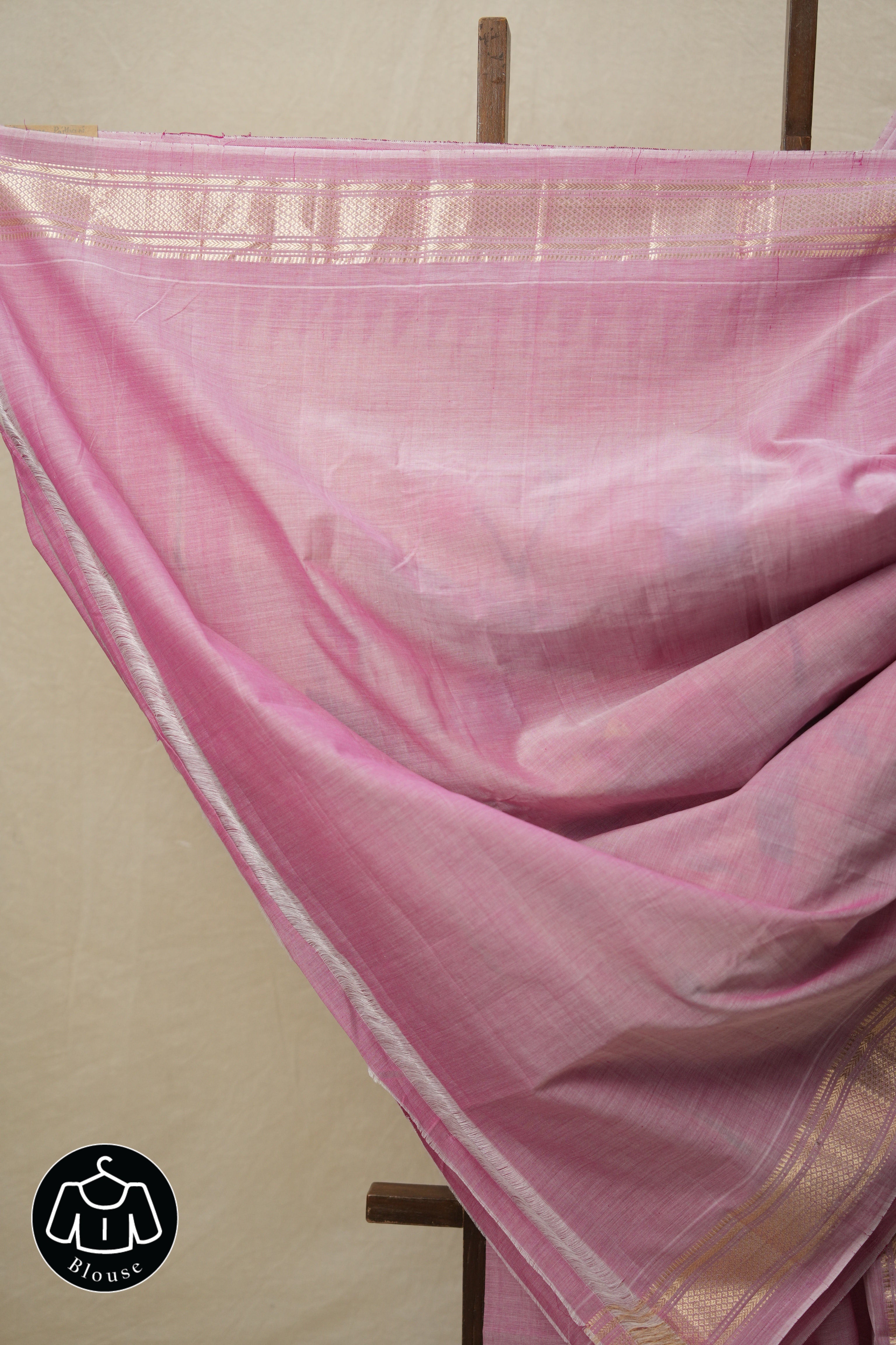 Pink Cotton Paithani Saree - SRPCPS623