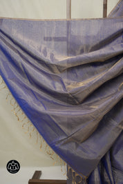 Purple Maheshwari Tissue Saree - SRPMTS735
