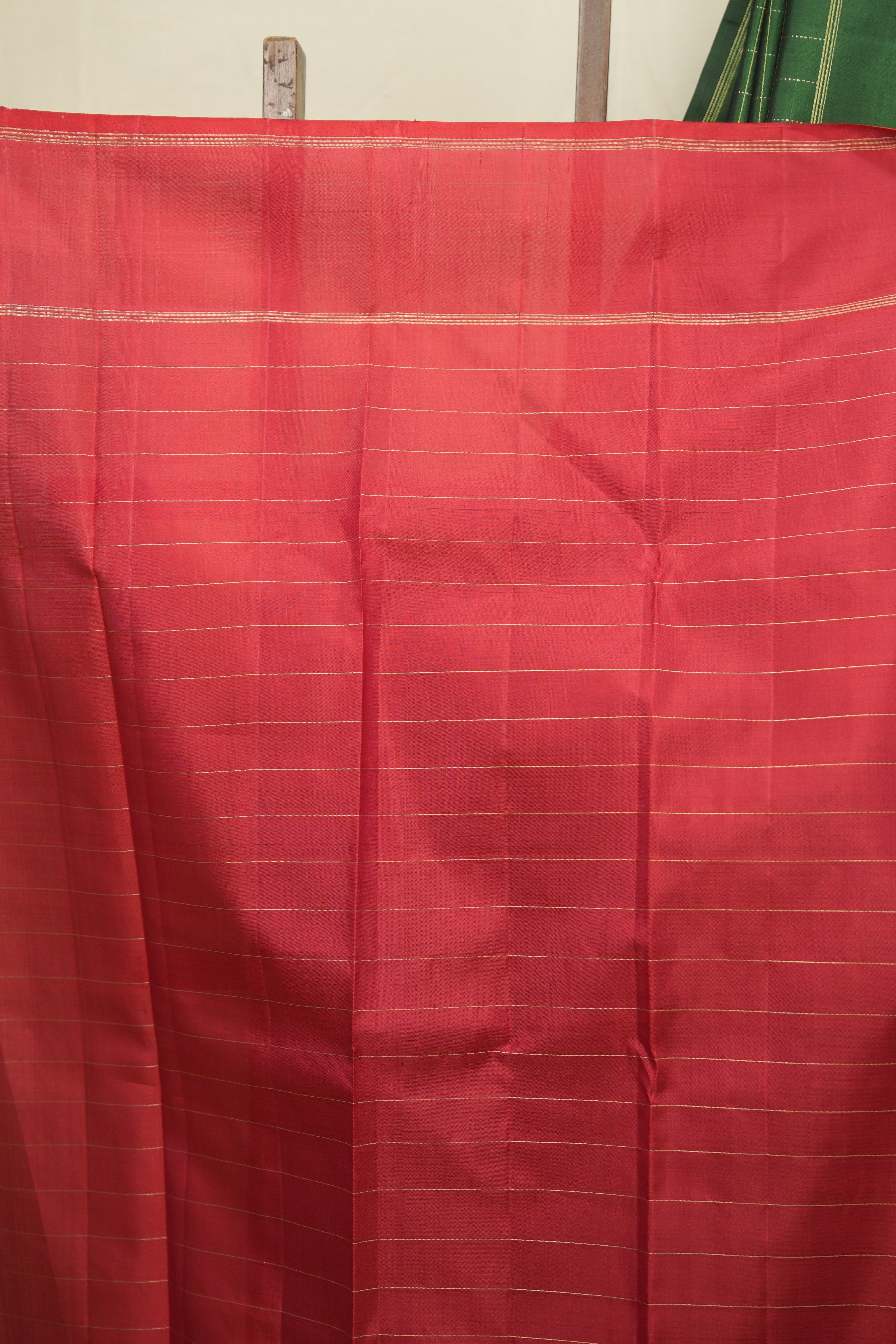 Dark Green Kanjivaram Silk Saree - SRDGKSS1082