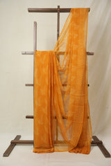 Orange HBP Chiffon Saree - SROHCS35