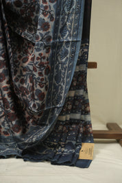 Blue HBP Modal Silk Saree - SRBSMS670