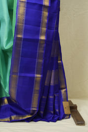 Sea Green Kanjivaram Silk Saree - SRSGKSS1080