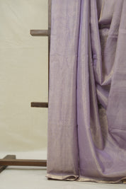 Lavender Maheshwari Tissue Saree - SRLMTS734