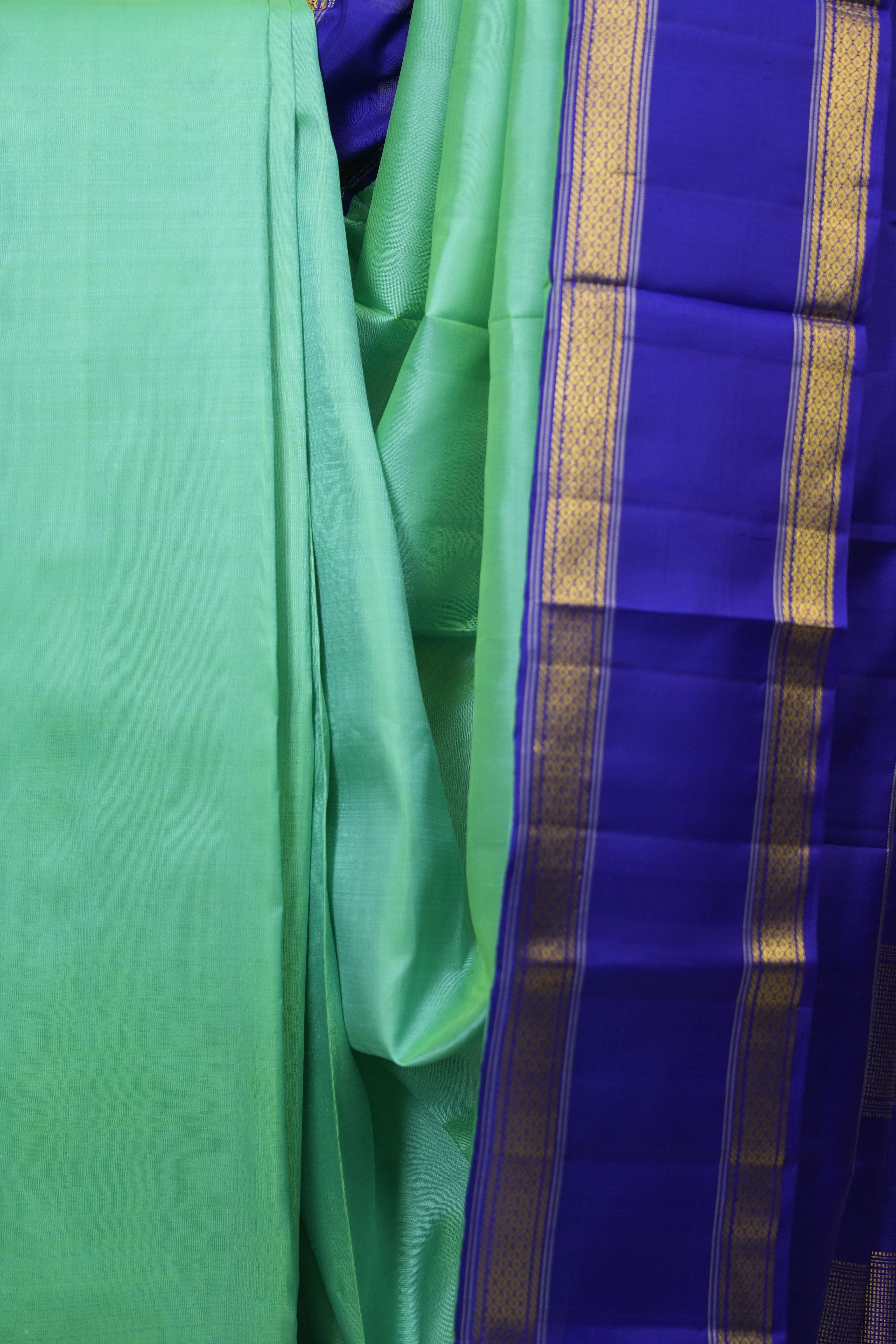 Sea Green Kanjivaram Silk Saree - SRSGKSS1080
