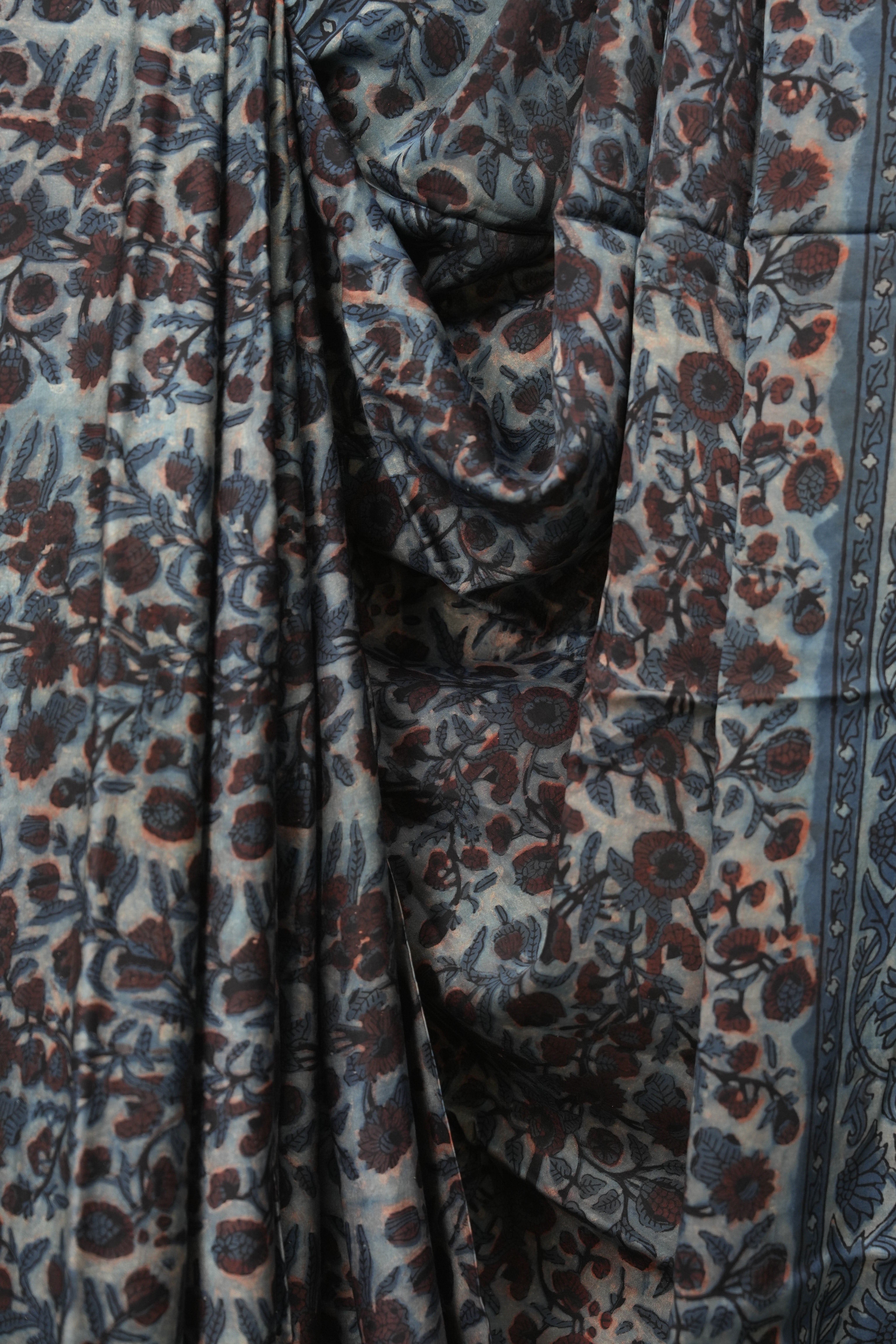 Blue HBP Modal Silk Saree - SRBSMS670