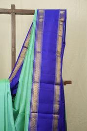 Sea Green Kanjivaram Silk Saree - SRSGKSS1080