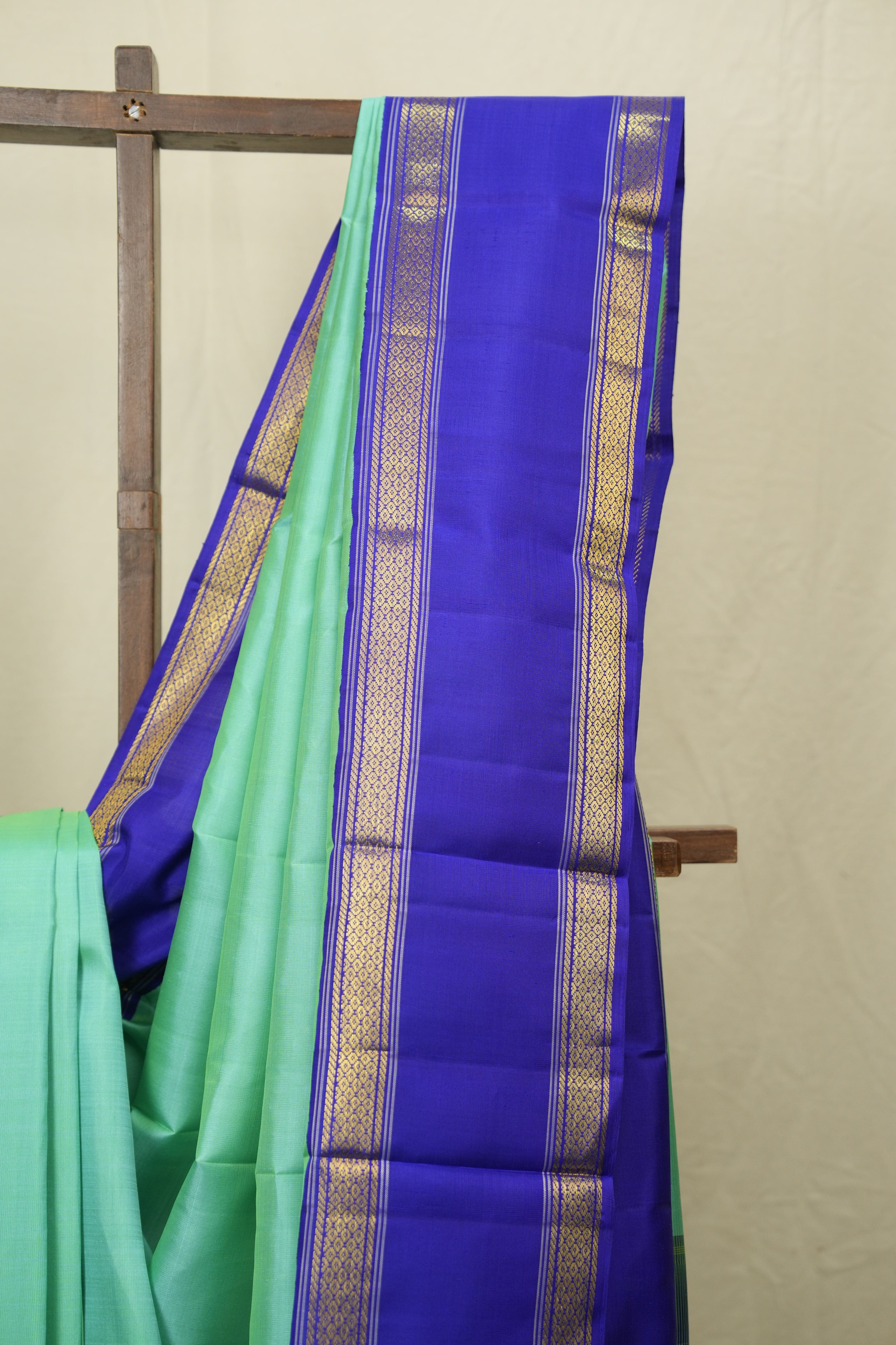 Sea Green Kanjivaram Silk Saree - SRSGKSS1080