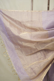 Lavender Maheshwari Tissue Saree - SRLMTS734