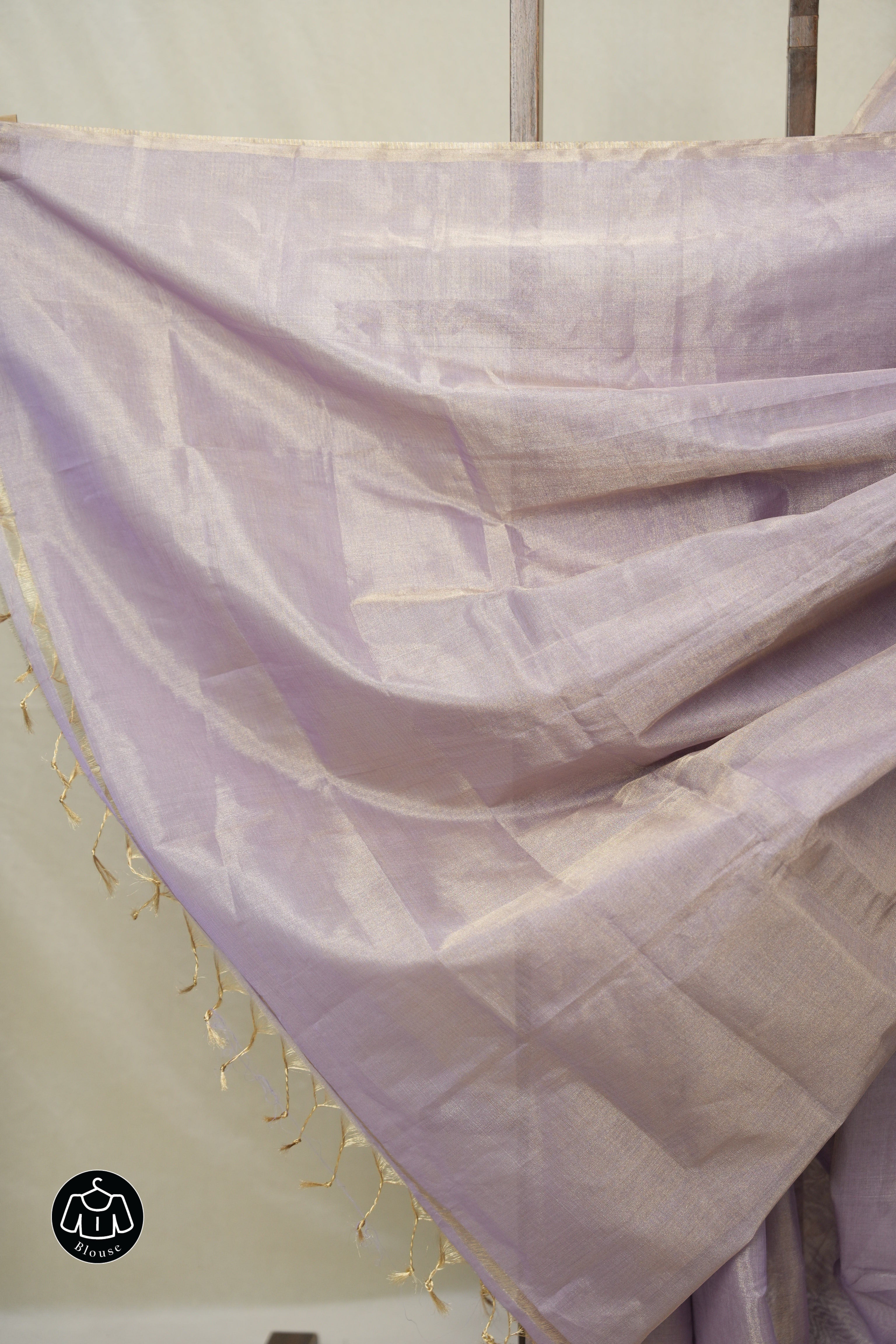 Lavender Maheshwari Tissue Saree - SRLMTS734