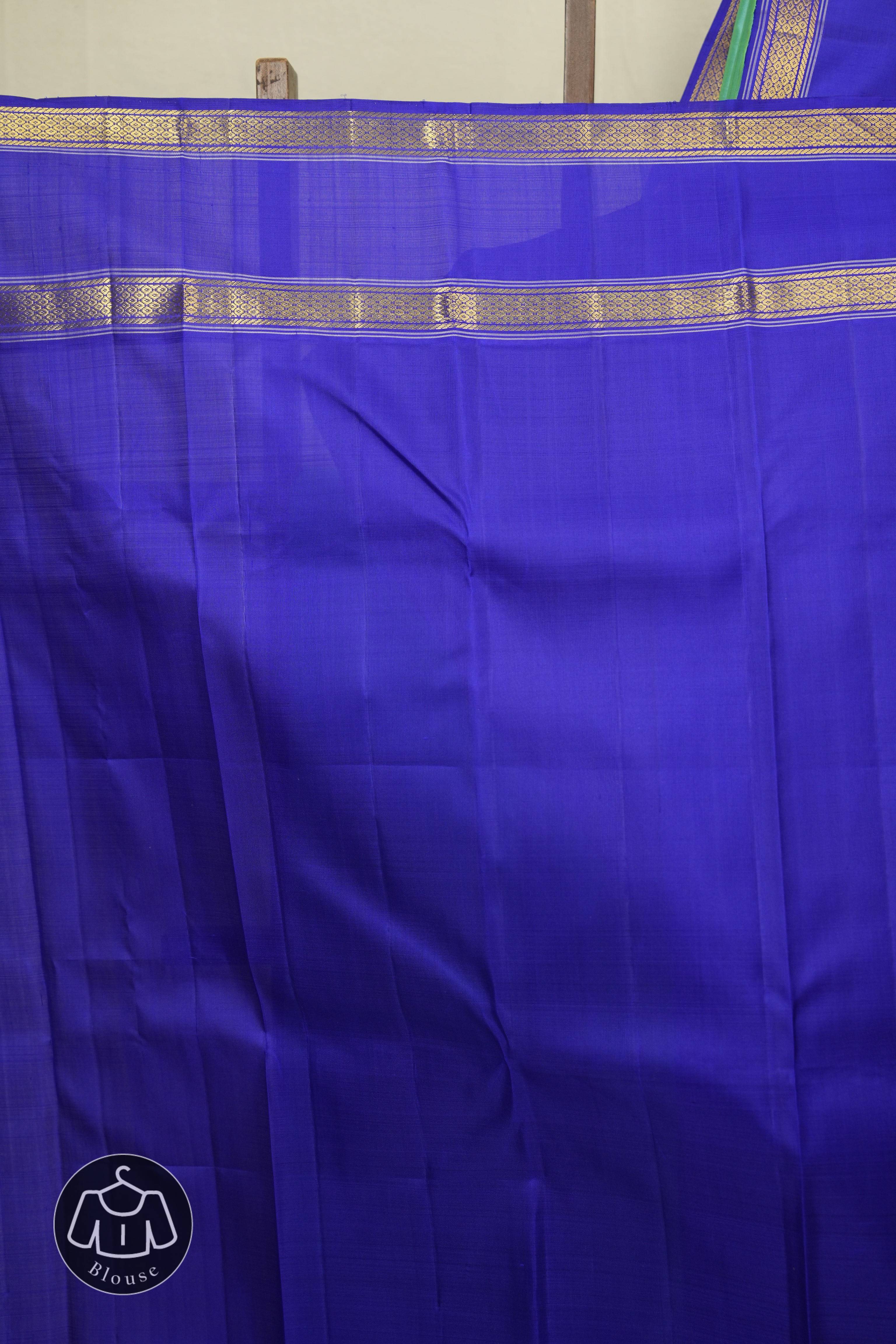Sea Green Kanjivaram Silk Saree - SRSGKSS1080