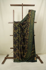 Green HBP Modal Silk Saree - SRGSMS666