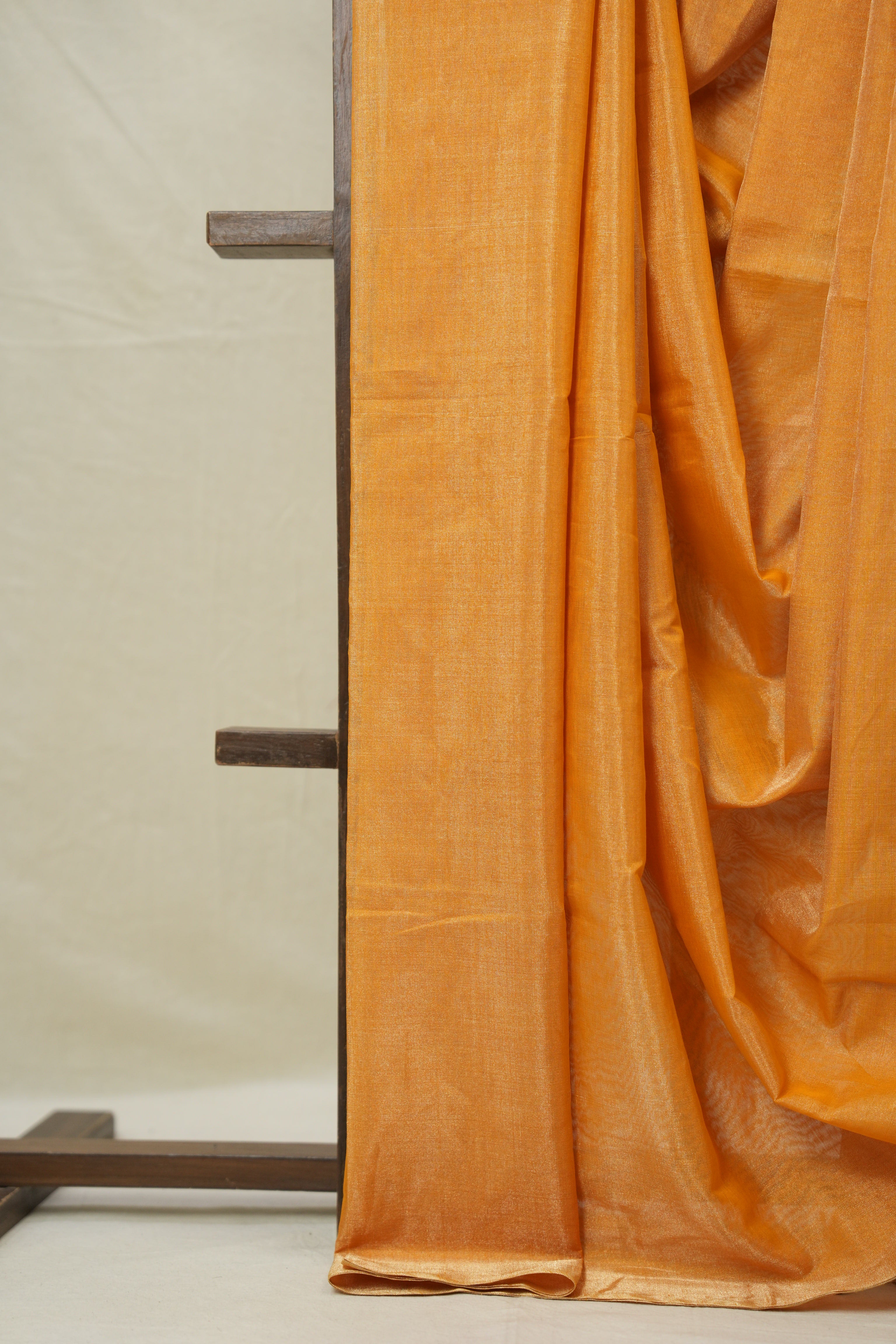 Orange Maheshwari Tissue Saree - SROMTS733