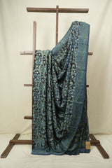 Blue HBP Modal Silk Saree - SRGSMS667