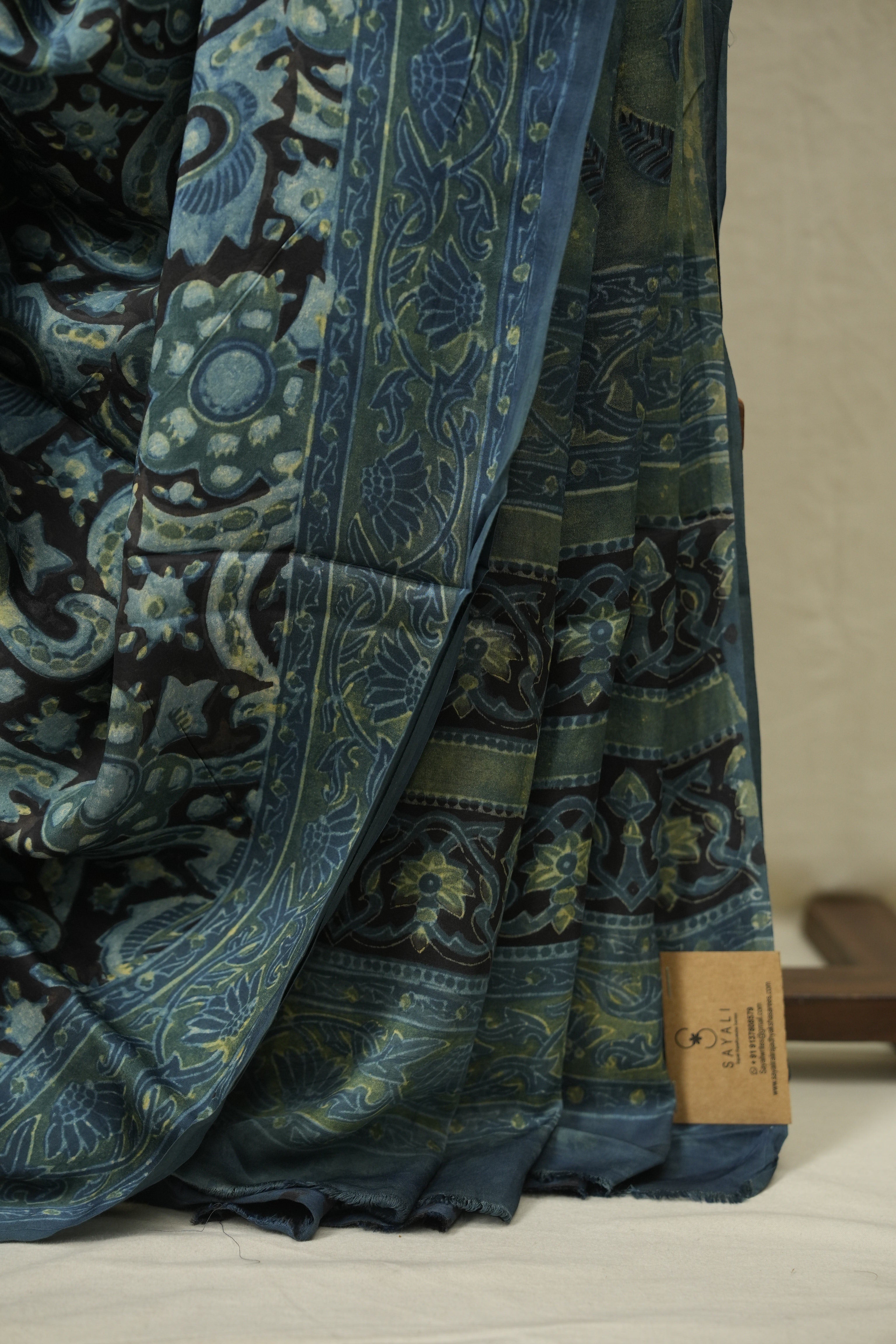 Blue HBP Modal Silk Saree - SRGSMS667