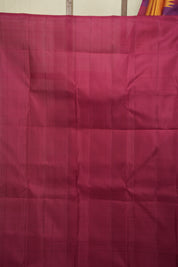 Rust Orange Kanjivaram Silk Saree - SRROKSS1077