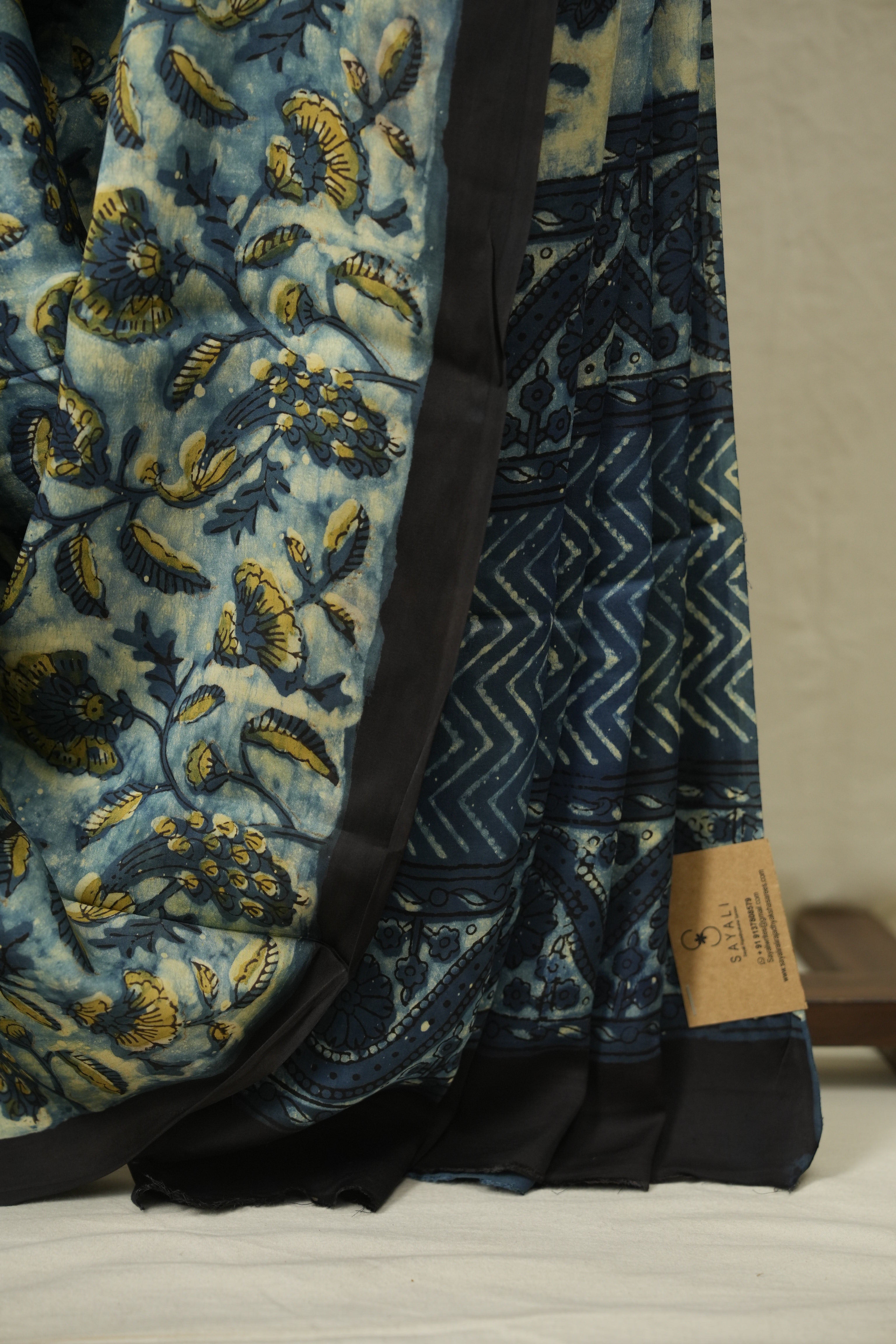 Blue HBP Modal Silk Saree - SRBSMS665