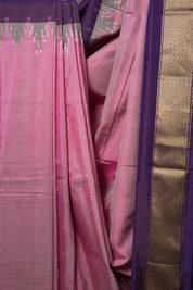 Pink Purple Pochampalli Silk Ikat Saree - SRPPPSIS261
