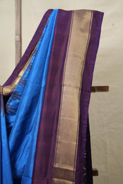 Deep Blue Pochampalli Silk Ikat Saree - SRDBPSIS265