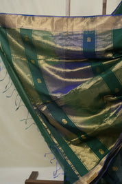 Green Maheshwari Saree - SRGMS1016