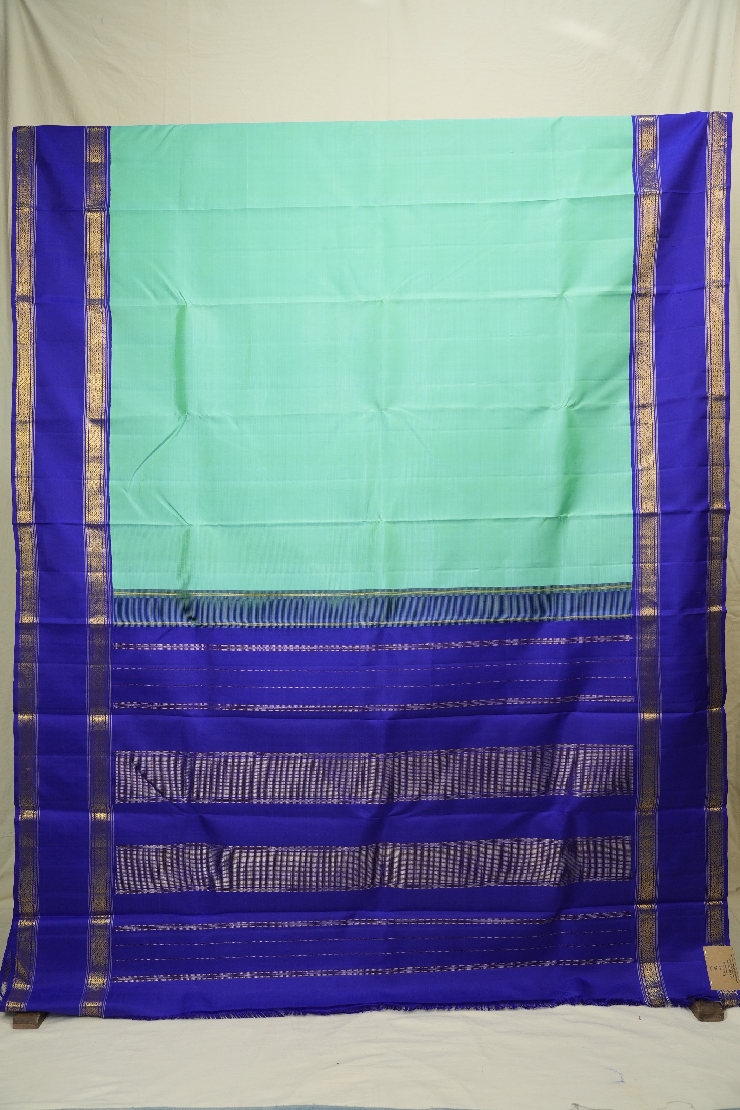 Sea Green Kanjivaram Silk Saree - SRSGKSS1080