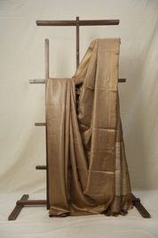 Beige Gold Tussar Silk Saree - SRBGTSS1700