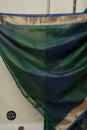 Green Maheshwari Saree - SRGMS1016