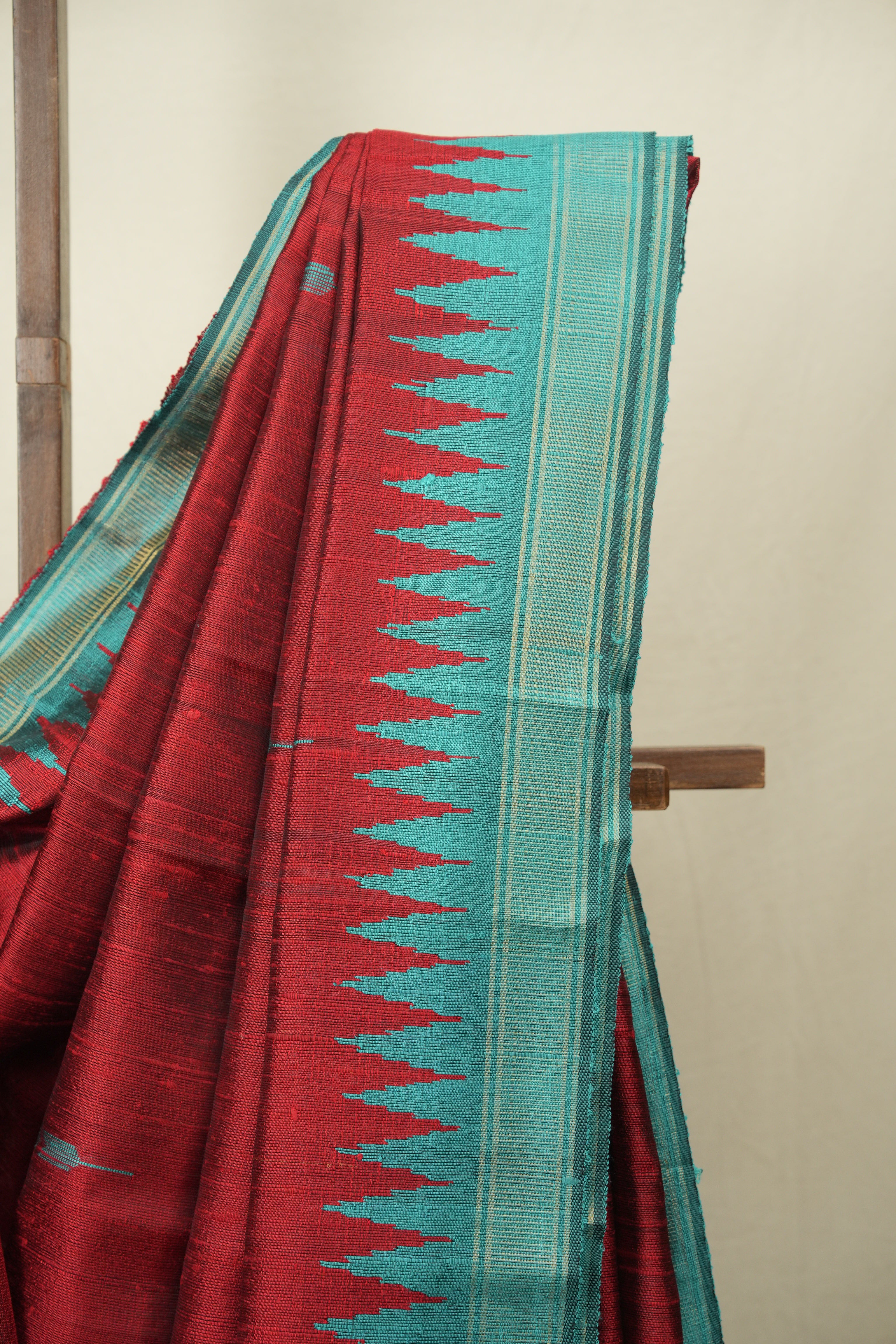 Maroon Raw Silk Saree - SRMRSS1112