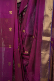Pink Purple Maheshwari Saree - SRPPMS1017