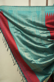 Maroon Raw Silk Saree - SRMRSS1112