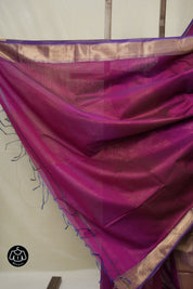 Pink Purple Maheshwari Saree - SRPPMS1017